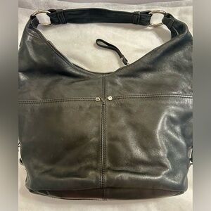 Tignanello, black, leather handbag.